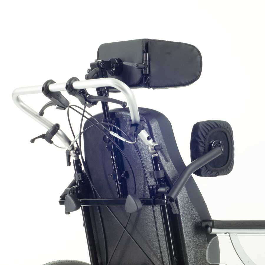 Das UHC Rollstuhlmodell 1.010 GEO Kopfstütze und Rumpfpelotten