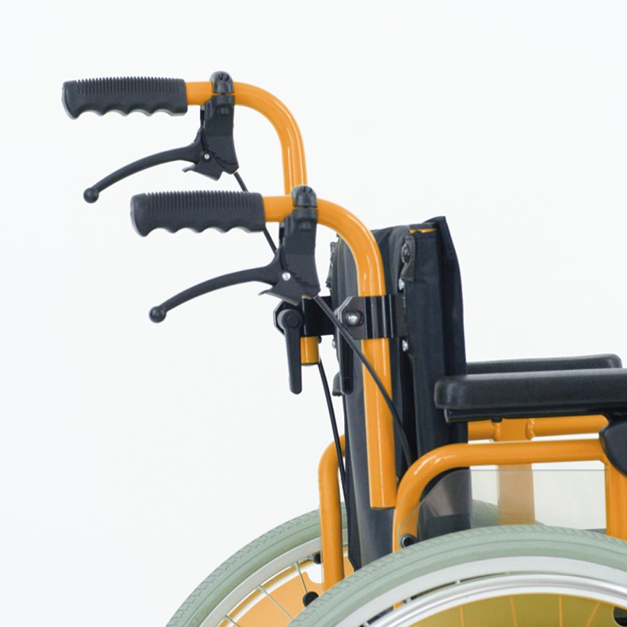 Das UHC Rollstuhlmodell 2.130-34 Dino Höhenverstellbare Schiebegriffe Code 154