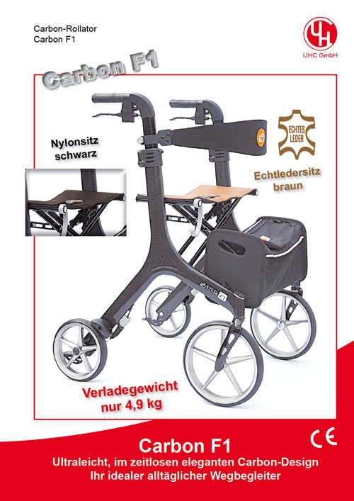 Carbon-Rollator Carbon F1