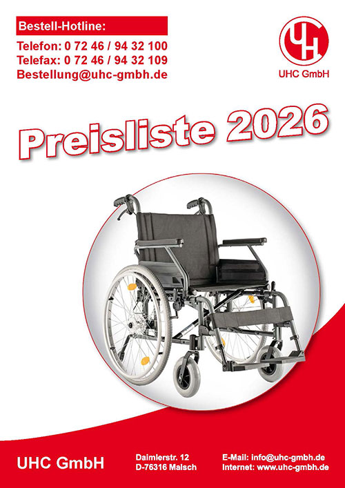 Preisliste 2026 Verkaufs-Preisliste 2026 mit unverbindlichen Verkaufspreisen