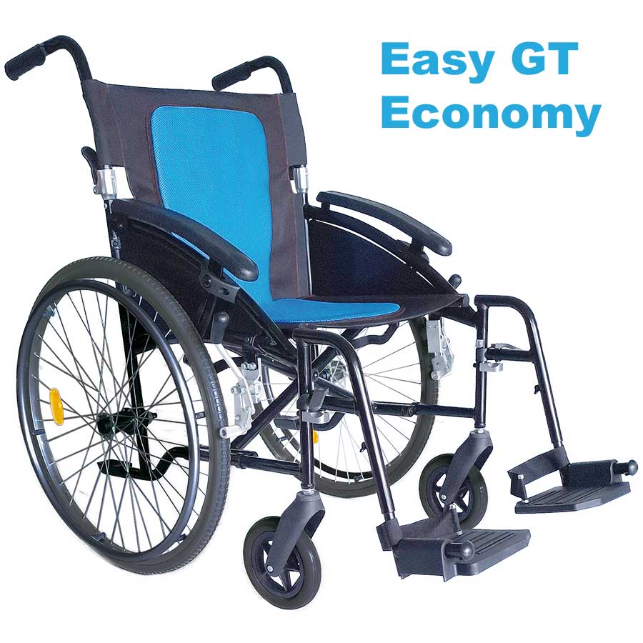 Reise-Rollstuhl Modell Easy GT Economy blau